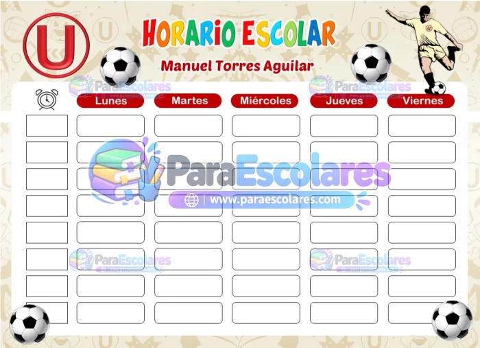 Universitario Horario Escolar